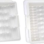Elizabeth Ward 45 Piece Assorted Portable Diamond Painting Storage and Bead Organizer with 42 Variable Sized Containers, 2 Pack-0