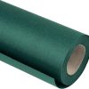RUSPEPA 30"x 393"(32.8') Dark Green Kraft Wrapping Paper Large Jumbo Roll, Recyclable Green Art Gift Wrap Paper for Christmas Gift Wrapping, Table Covering, Art & Craft Supplies, Bouquet Flower, 80GSM-0