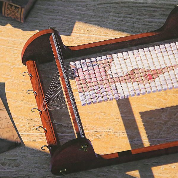 hobbyworker The Wooden Bead Loom Kit with Tweezer and 3 Bags Seed Beads for Jewelry Making Tool,Make Bracelets Necklaces Keychains and Belts-3