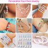 20,000 Pcs Clay Beads Bracelet Making Kit, 120 Colors 6 Boxes Polymer Beads Spacer Heishi Beads & Jewelry Kit with Pendant Charms Elastic Strings, Crafts Gift for Kids Adults-3