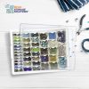 Elizabeth Ward 45 Piece Assorted Portable Diamond Painting Storage and Bead Organizer with 42 Variable Sized Containers, 2 Pack elizabeth warren