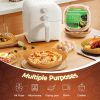 Air Fryer Liners Disposable, 150Pcs 8" Square [Food Grade Material] Unbleached Parchment Paper Liners Non-Stick & Waterproof Oilproof for 5-8 QT Airfryer Basket, Baking, Roasting Microwave, Oven-4