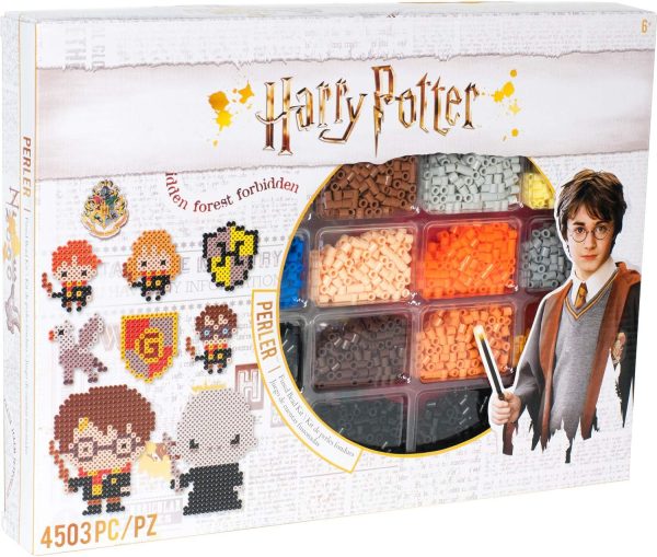 Perler 80-54345 Harry Potter Fuse Bead Kit for Kids and Adults, Comes with 19 Patterns, Multicolor, 4503pcs-3