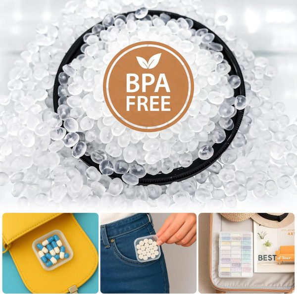 TaShow Bead Organizers and Storage, 93 Pcs Mini Clear Bead Storage Containers with Hinged Lid, Plastic Portable Jewelry Making Organizer for Button, Nail Arts, Screw, Seeds, Battery, Building Block-4