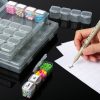 Mr. Pen-Bead Storage Containers, 28 Grids, 2 Pack, Grey, 160pcs Label Stickers, Bead Organizer, Craft Organizers and Storage, Containers for Organizing, Box (NIWL056M311)-4