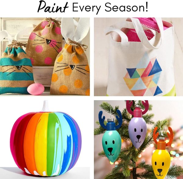 Apple Barrel Acrylic Paint in Assorted Colors (8 Ounce), 20403 White-4