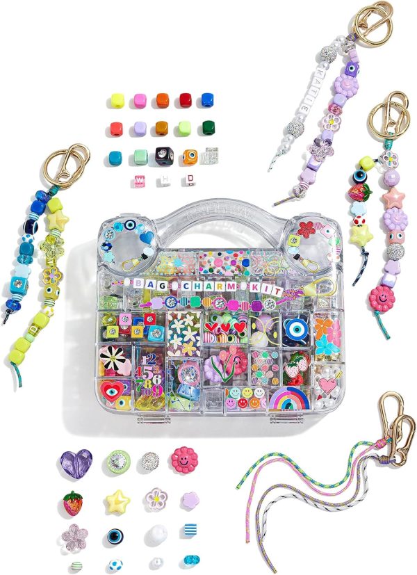 BaubleBar Ultimate DIY Bag Charm Kit | Oprah’s Favorite Things | Great for a Girls Gift, Party, or Family Activity | Keychain Jewelry Making Kit with Beads | DIY Customizable Crafts for All Ages-2
