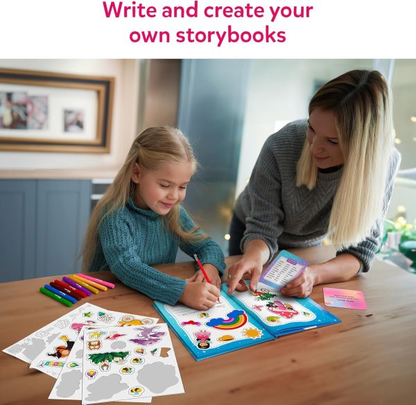 Skillmatics Storybook Art Kit - Create Fairytale Stories, DIY Craft & Writing Kit with 300+ Stickers, Scrapbooking & Journal Activity, Christmas Gifts for Kids Ages 5, 6, 7, 8, 9, 10-3