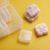 Mathtoxyz Small Bead Organizers, 15 Pieces Plastic Storage Cases Mini Clear Bead Storage Containers Transparent Boxes with Hinged Lid and Rectangle Clear Craft Supply Case-2