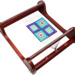 The Beadsmith Wooden Bead Loom, 12.5” x 13” x 3.5”, Includes Assembly Instructions-0