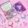 Charm Bracelet/Jewelry Making Kits for Kids Girls,Unicorn Birthday Gifts,Arts Crafts Toys for 5 6 7 8 9 12 Years Old Girls-1