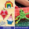 Made By Me Ultimate Bead Pets by Horizon Group USA, Bead Pets Crafts for Kids, Includes Over 1400 Beads, Cording, Keychains & Carabiner Clips, Design Templates, Storage Cases & More-2