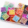 JOJOPLAY Tube Seed Beads 7mm Crafts Glass Bugle Beads with for Jewelry Making Embroidery Decoration (28 Colors, 8400pcs)-4