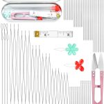 FIVEIZERO 87 Pcs Beading Needles Set – 3 Types: 6 Sizes Big Eye Seed Bead Needle & 6 Sizes Long Straight, Collapsible Twisted Flexible Needle, Beading Needles for Jewelry Making-0