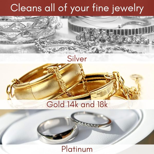 Pro Size Polishing Cleaning Cloth Pure Cotton Made in USA for Gold, Silver, and Platinum Jewelry, Eco Friendly Large Cleaner Cloth 11 x 14 in. Keeps Jewelry Clean and Shiny-2