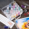 Bead Organizer, Bead Containers, 30 Grids Diamond Painting Storage Containers Clear Bead Organization Diamond Painting Accessories Small Storage Container for Beads Seeds Glitter Rhinestones (1 Pack)-1