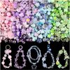 Assorted 180-240PCS Acrylic Beads for Bracelet Making, Flower Bow Butterfly Candy GummyBear Aesthetic Bracelet Charms,Cute Beads for Jewelry Making DIY Necklace Keychain Phone Charm-0