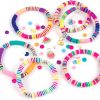Make It Real Heishi Bead Kit - Vibrant Colors - Creative Beading Set for Kids Compatible with Bracelet Maker - Organize with Storage Case-3