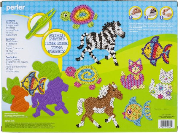 Perler Pet Parade Deluxe Fuse Bead Craft Activity Kit, 5020 pcs-1