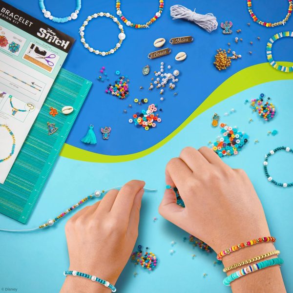 Fashion Angels Disney Stitch DIY Bracelet Making Kit, Includes 1,000+ Shell Beads, Tassels, & More, Lilo & Stitch Collectable Jewelry for Kids, Teen Girls & Boys-4