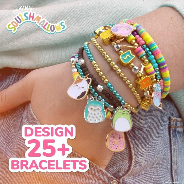 Original Squishmallows Bracelet Design Set, Cute & Friendship Bracelet Kit, Jewelry Making Kit, Charm Bracelet Making Kit, Beading & Jewelry Making, Friendship Bracelet Making Kit originally