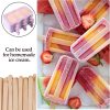 KTOJOY 200 Pcs Craft Sticks Ice Cream Sticks Natural Wood Popsicle Craft Sticks 4.5 inch Length Treat Sticks Ice Pop Sticks for DIY Crafts-4