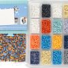 Perler 80-57182 Bluey Fused Bead Deluxe Box Kit, 10 Unique Patterns, Multicolor, 4473 Pieces-2