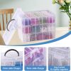 VTG Bead Organizer Box, 84 Pcs Small Organizers, 3-Tier Bead Storage Containers Portable Organizer and Storage Box Stackable Plastic Cases for Bracelet Making DIY Jewelry Nail Charms organizer meaning