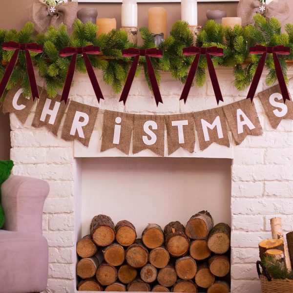 10 Yards Burgundy Velvet Ribbon 1 Inch for Christmas Tree,Dark Red Velvet Christmas Ribbon for Gift Wrapping Crafts Bow Wreath Holiday Decorations (Burgundy)-4