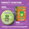 Cookie Box Crochet Kit for Beginners – Gift Set to Make Turtle Hugo Amigurumi Plushie – Easy DIY Crochet & Knitting Starter Kit with Video and PDF Tutorials-3