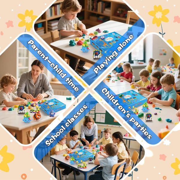 ifergoo Air Dry Clay, 36 Colors Magic Foam DIY Molding Clay for Slime add ins & Slime Supplies, Easy to use, Great Gift for Kids-4