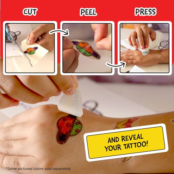 Hello Blink Tattoo Maker Create and Print Custom Temporary Body Art for Kids Ages 8+ – DIY Activity for Parties, Gifts & Creative Fun-4