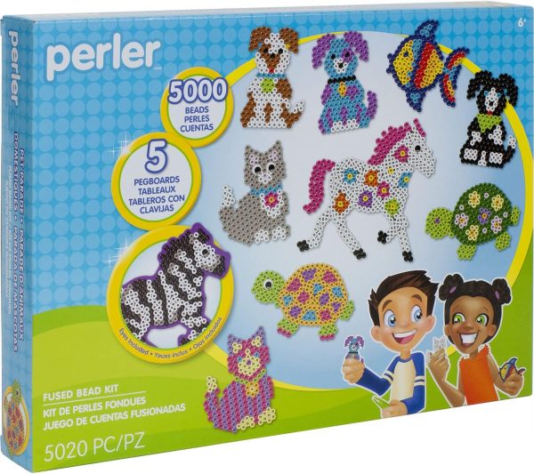 Perler Pet Parade Deluxe Fuse Bead Craft Activity Kit, 5020 pcs-4