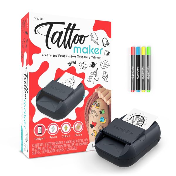 Hello Blink Tattoo Maker Create and Print Custom Temporary Body Art for Kids Ages 8+ – DIY Activity for Parties, Gifts & Creative Fun hello interview