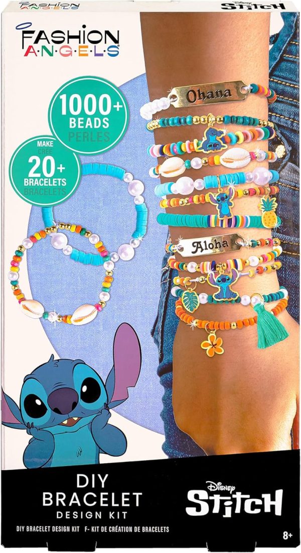 Fashion Angels Disney Stitch DIY Bracelet Making Kit, Includes 1,000+ Shell Beads, Tassels, & More, Lilo & Stitch Collectable Jewelry for Kids, Teen Girls & Boys stitches lyrics