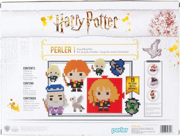 Perler 80-54345 Harry Potter Fuse Bead Kit for Kids and Adults, Comes with 19 Patterns, Multicolor, 4503pcs-1