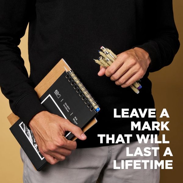 SAKURA Pigma Micron Fineliner Pens - Archival Black Ink Pens - Pens for Writing, Drawing, or Journaling - Assorted Point Sizes - 6 Pack-4