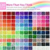 20,000 Pcs Clay Beads Bracelet Making Kit, 120 Colors 6 Boxes Polymer Beads Spacer Heishi Beads & Jewelry Kit with Pendant Charms Elastic Strings, Crafts Gift for Kids Adults clayton on the park