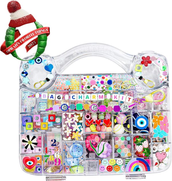 BaubleBar Ultimate DIY Bag Charm Kit | Oprah’s Favorite Things | Great for a Girls Gift, Party, or Family Activity | Keychain Jewelry Making Kit with Beads | DIY Customizable Crafts for All Ages-1