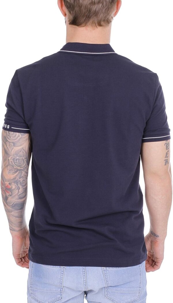 Polo Homme Boss Green Marine Coupe Étroite Col Classique-1