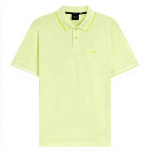 Polo BOSS Hommes Paul Slim Fit Coton Stretch Logo incurvé