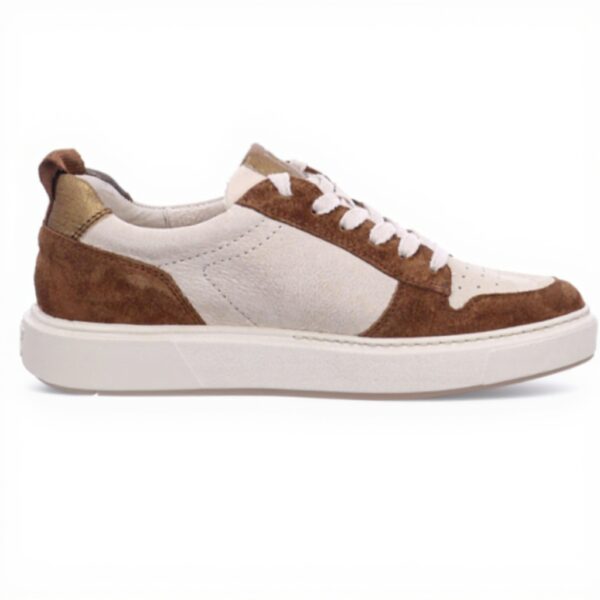 Baskets Paul Green 5288 daim beige marron taille 36 femme