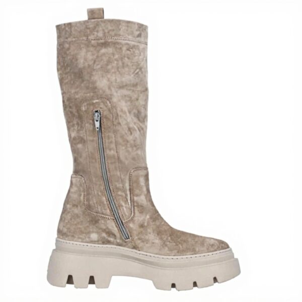 Paul Green Bottes Femme Cuir Suédé Talon Carré 9142