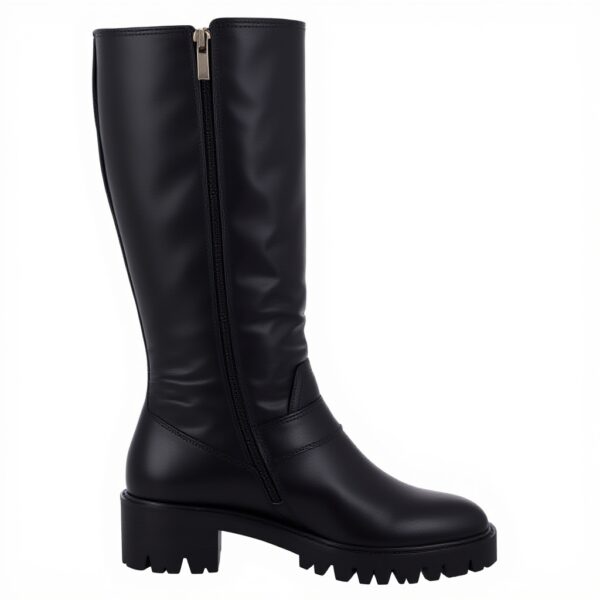 Bottes femme Paul Green cuir nappa noir modèle 9980