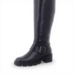Bottes femme Paul Green cuir nappa noir modèle 9980