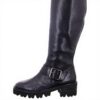 Bottes femme Paul Green cuir nappa noir modèle 9980