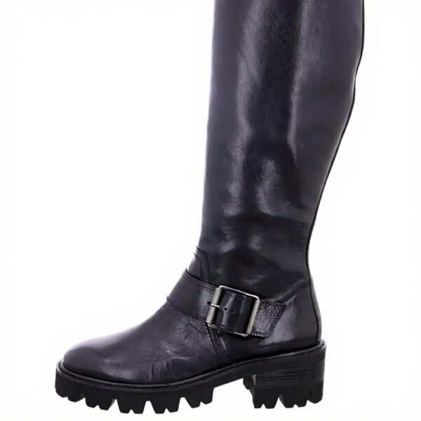 Bottes femme Paul Green cuir nappa noir modèle 9980