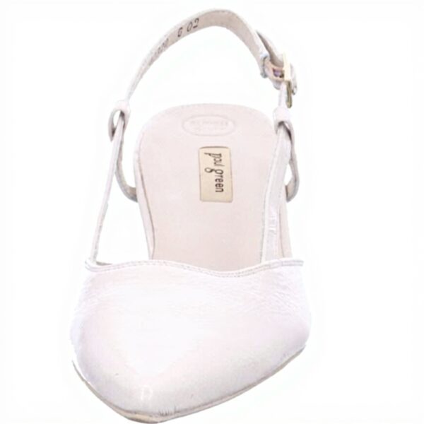 Oxfords Paul Green cuir beige femme chaussures plates