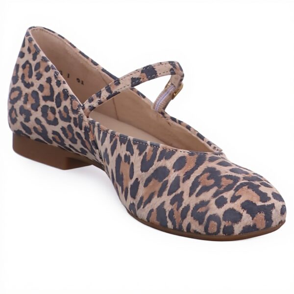 Ballerine Paul Green daim beige femme chaussure plate