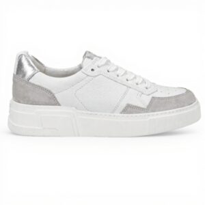 Baskets Paul Green femme cuir lisse Blanc 5374-006